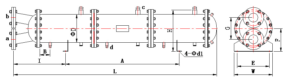 壳管式冷凝器 壳管式冷凝器