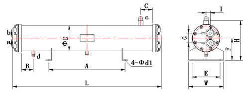 壳管式冷凝器 壳管式冷凝器