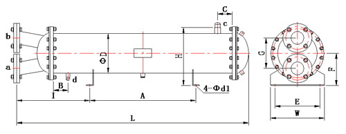 壳管式冷凝器 壳管式冷凝器