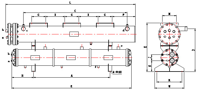壳管式冷凝器 壳管式冷凝器
