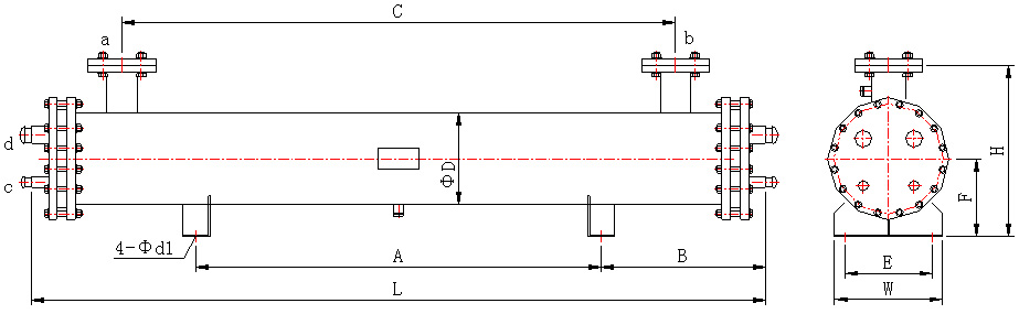 壳管式冷凝器 壳管式冷凝器